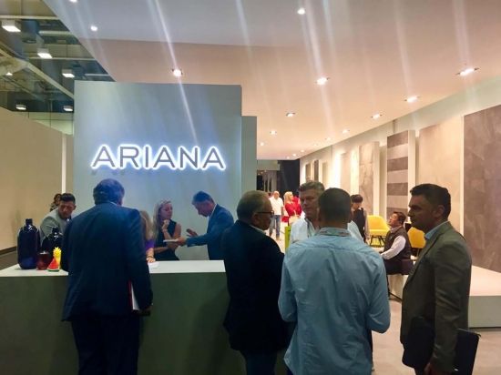 Ariana likewise achieved excellent results at Cersaie 18